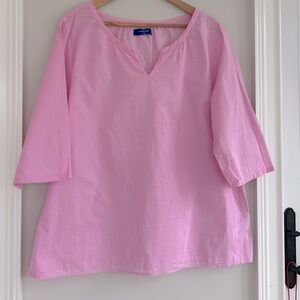 100% Cotton Pink Women's Top